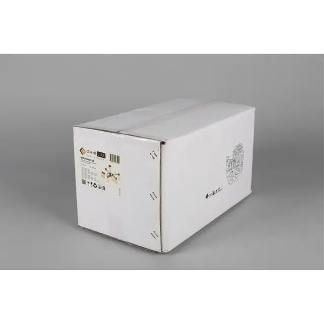Люстра Omnilux OML-69107-08 ALES — латунь, ракурс 8