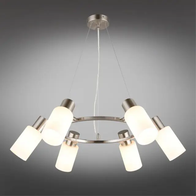 Люстра Omnilux OML-69113-06 ALES — никель, ракурс 2