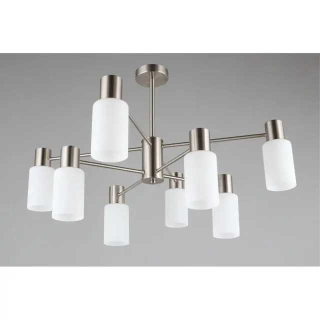 Люстра Omnilux OML-69117-08 ALES — никель, ракурс 3