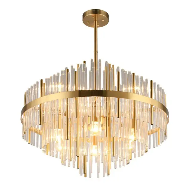 Люстра Omnilux OML-69217-09 ALATRI — золотой