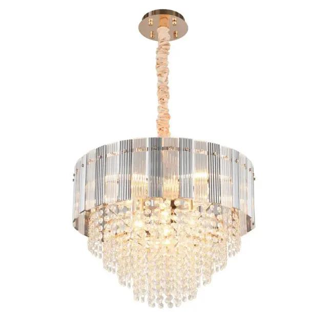 Люстра Omnilux OML-69503-08 NARO — золотой