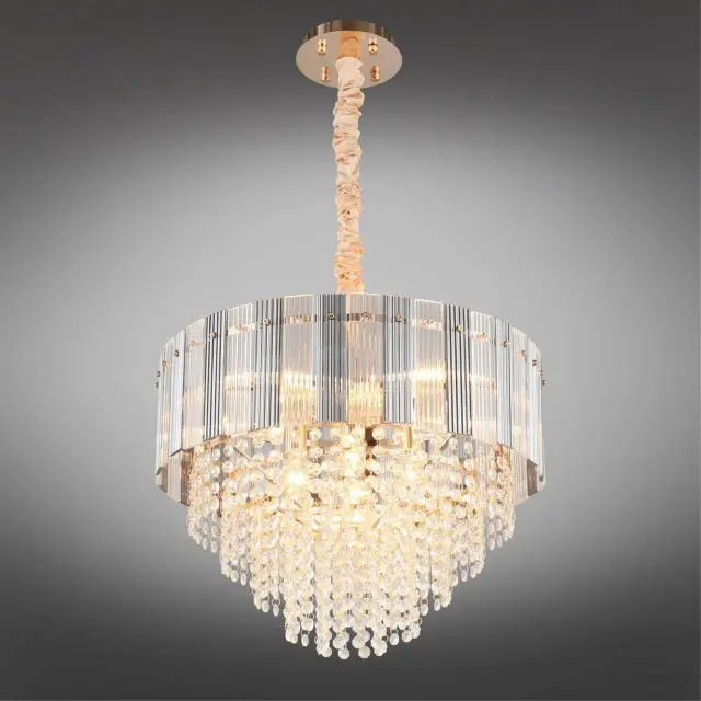 Люстра Omnilux OML-69503-08 NARO — золотой, ракурс 2