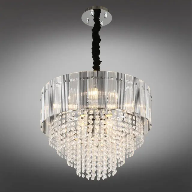 Люстра Omnilux OML-69513-08 NARO — хром, ракурс 2