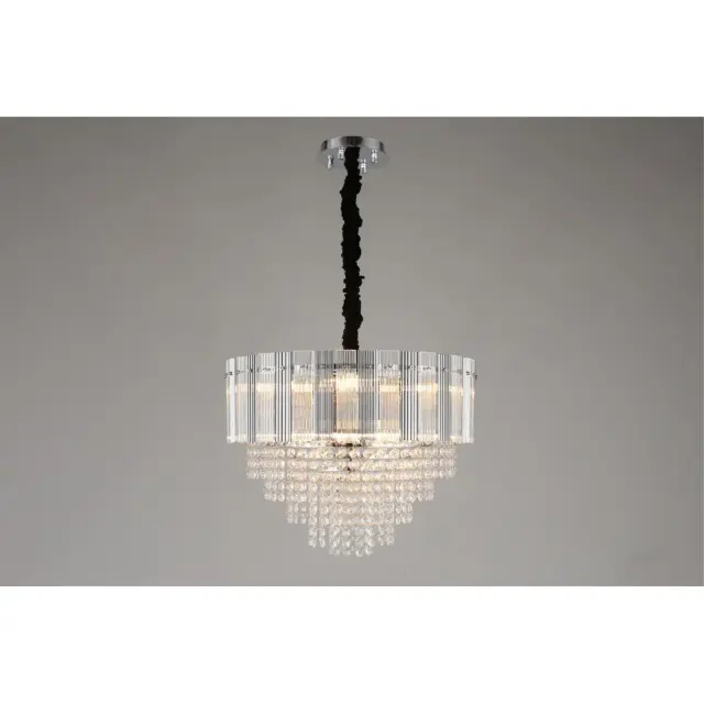 Люстра Omnilux OML-69513-08 NARO — хром, ракурс 3