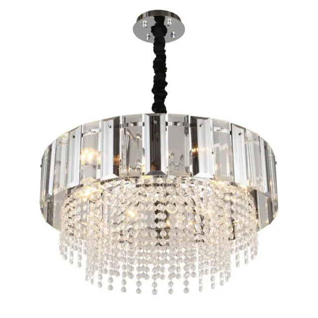 Люстра Omnilux OML-69603-10 OLIVERI — хром