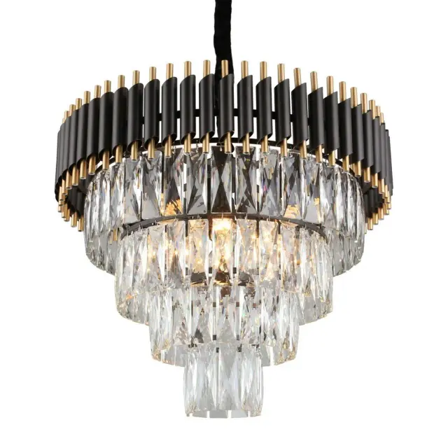 Люстра Omnilux OML-69803-08 CORLEONE — черный