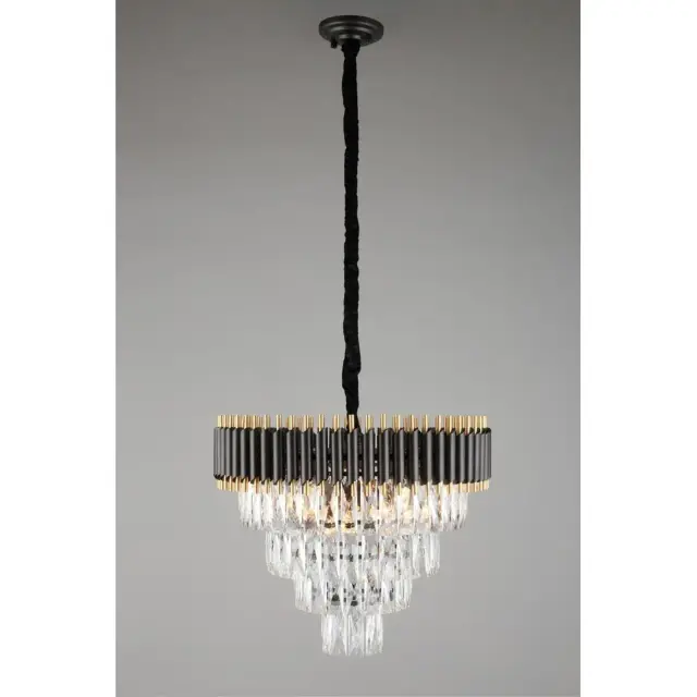 Люстра Omnilux OML-69803-08 CORLEONE — черный, ракурс 4