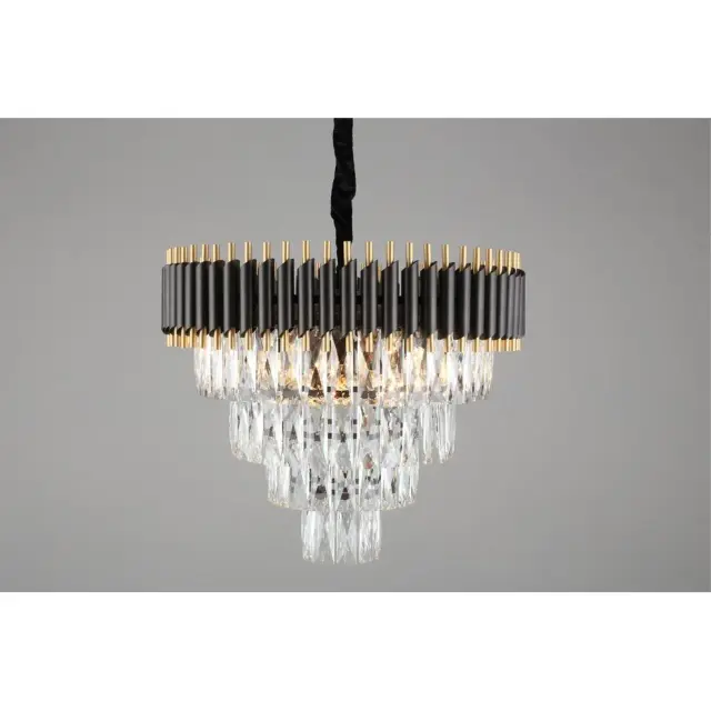 Люстра Omnilux OML-69803-08 CORLEONE — черный, ракурс 5