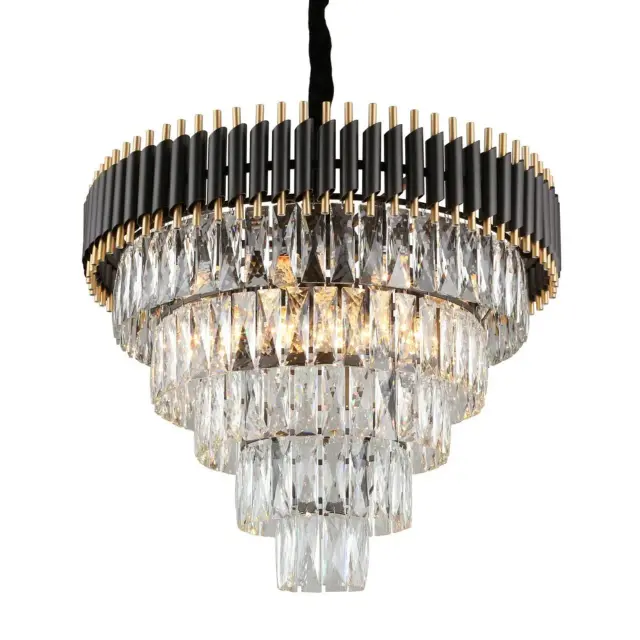 Люстра Omnilux OML-69803-15 CORLEONE — черный