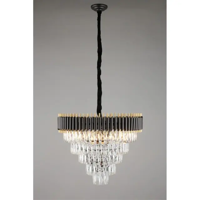 Люстра Omnilux OML-69803-15 CORLEONE — черный, ракурс 3