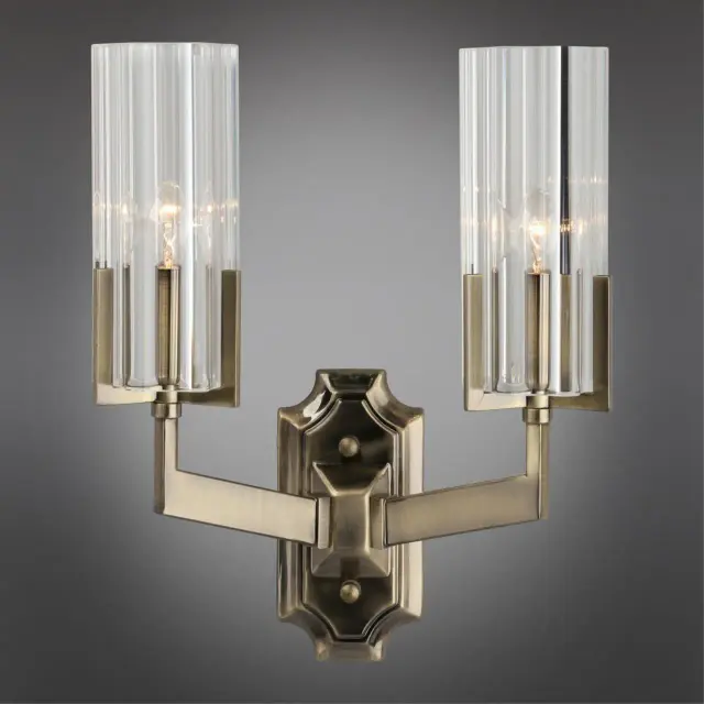 Бра Omnilux OML-69901-02 LEDRO — бронза, ракурс 2