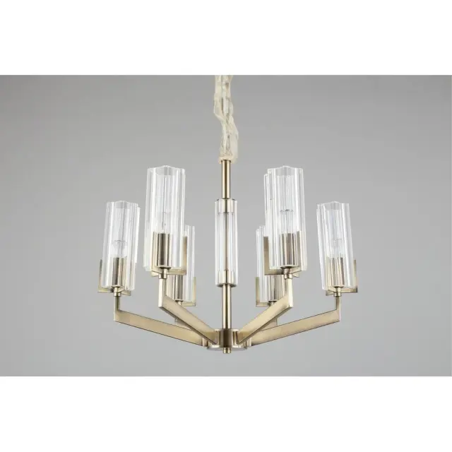 Люстра Omnilux OML-69903-06 LEDRO — бронза, ракурс 4