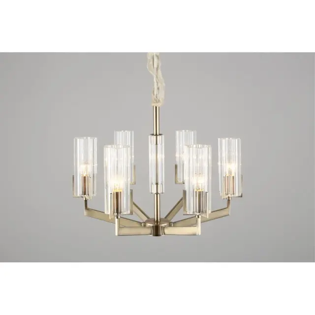 Люстра Omnilux OML-69903-06 LEDRO — бронза, ракурс 6