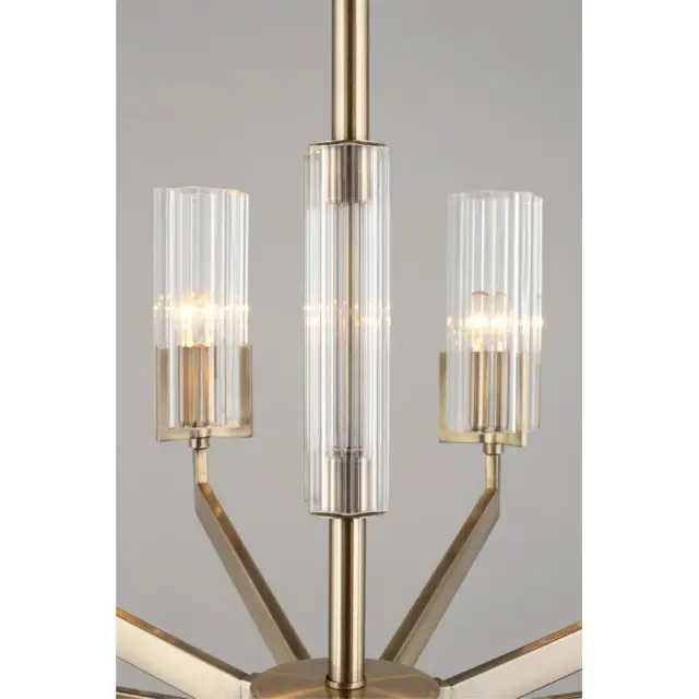 Люстра Omnilux OML-69903-08 LEDRO — бронза, ракурс 7