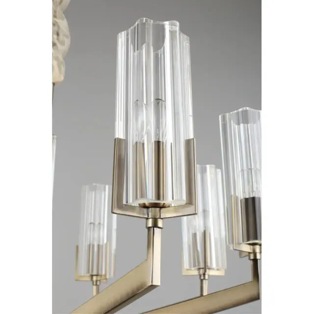 Люстра Omnilux OML-69903-08 LEDRO — бронза, ракурс 9