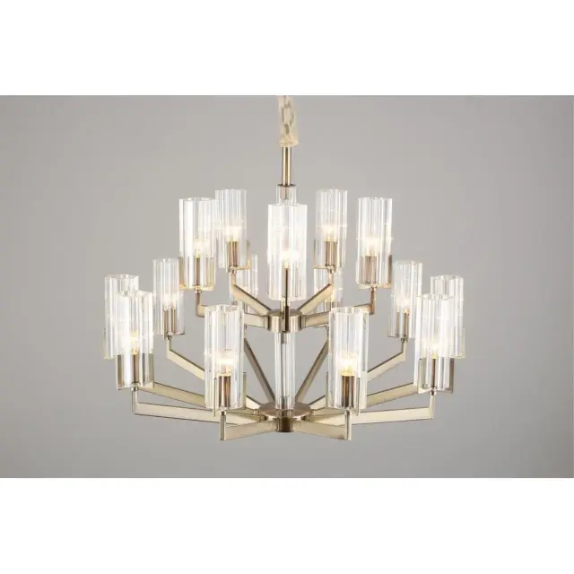 Люстра Omnilux OML-69903-15 LEDRO — бронза, ракурс 6
