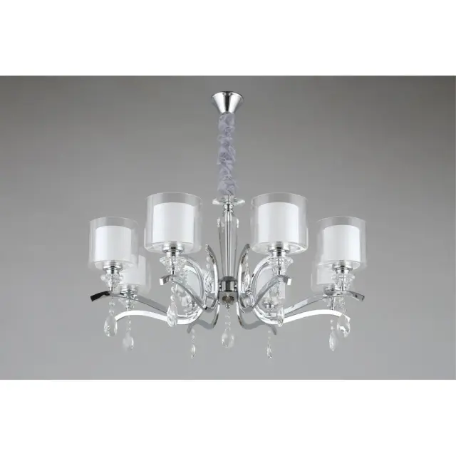Люстра Omnilux OML-70903-08 BOLLATE — хром, ракурс 3
