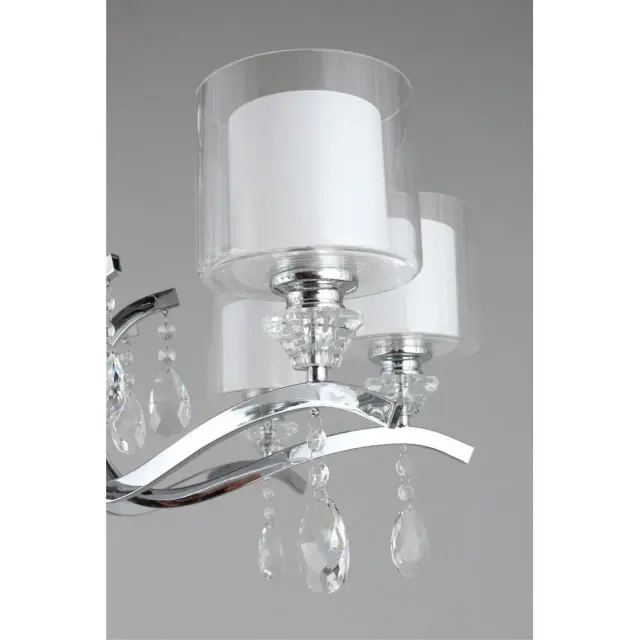 Люстра Omnilux OML-70903-08 BOLLATE — хром, ракурс 7