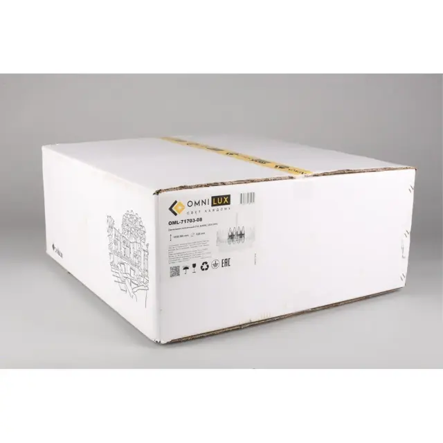 Люстра Omnilux OML-71703-08 RIPOSTO — хром, ракурс 11