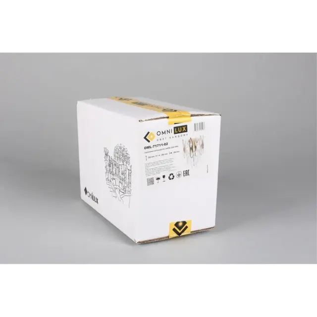 Бра Omnilux OML-71711-02 RIPOSTO — бронза, ракурс 7