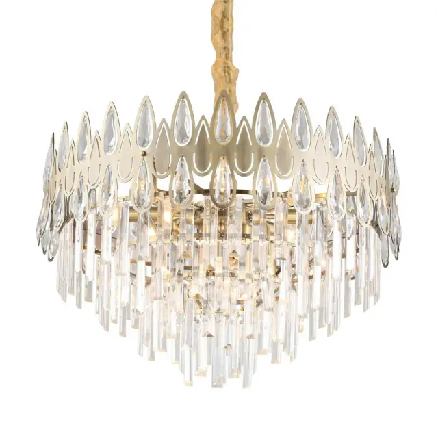 Люстра Omnilux OML-71713-12 RIPOSTO — бронза