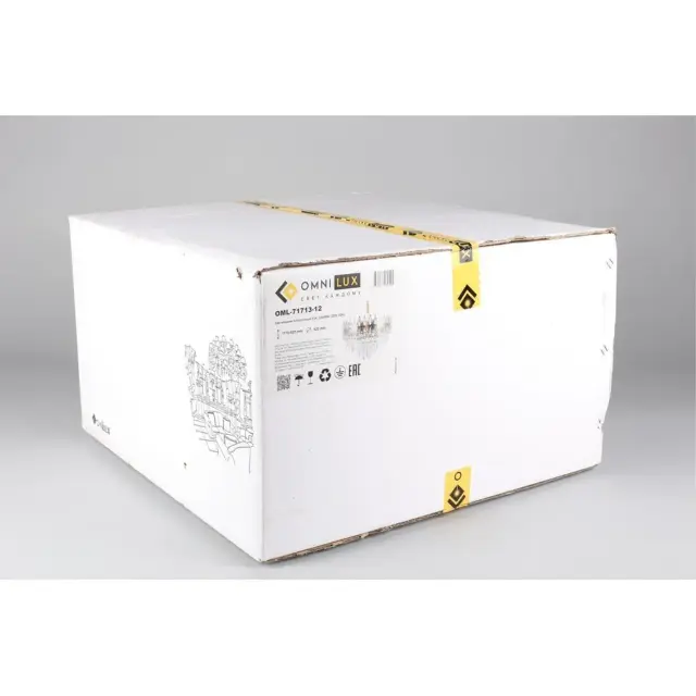 Люстра Omnilux OML-71713-12 RIPOSTO — бронза, ракурс 12