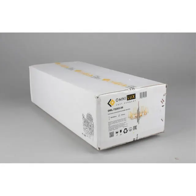 Люстра Omnilux OML-72203-08 PORLEZZA — золотой, ракурс 9