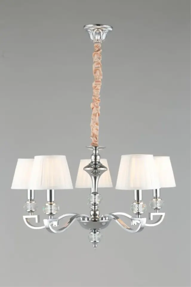 Люстра Omnilux OML-72403-05 MOZZATE — хром, ракурс 3