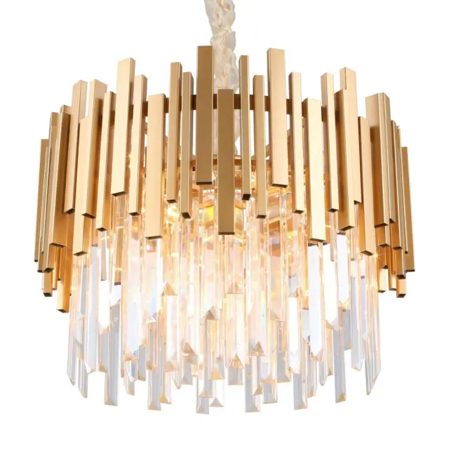 Люстра Omnilux OML-72803-09 CARISIO — золотой
