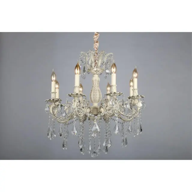 Люстра Omnilux OML-74403-08 LEONA — бежевый, ракурс 13