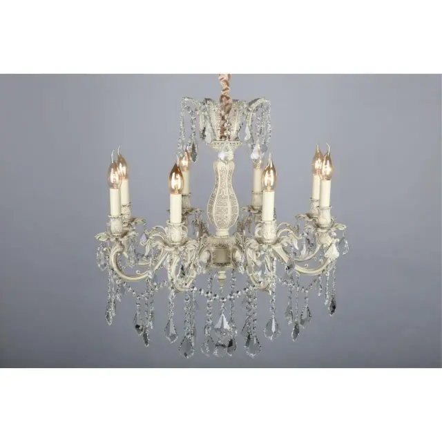 Люстра Omnilux OML-74403-08 LEONA — бежевый, ракурс 5