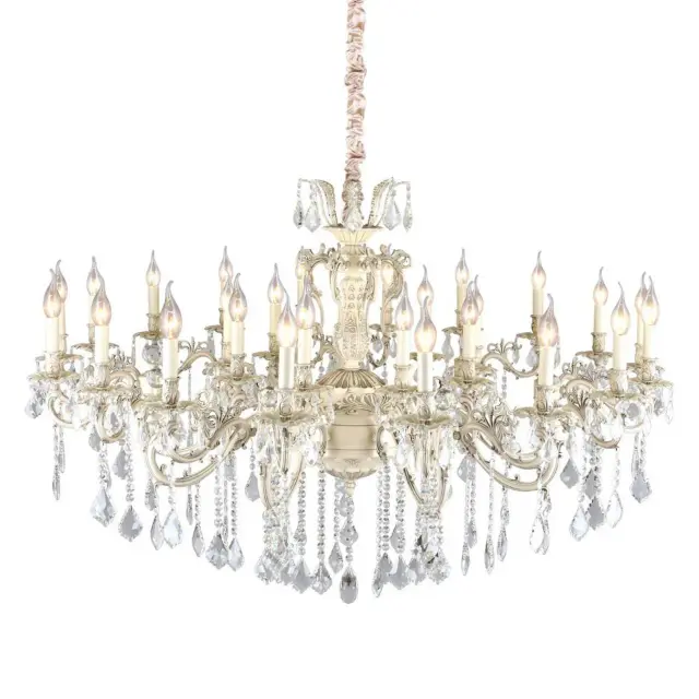 Люстра Omnilux OML-74403-27 LEONA — бежевый