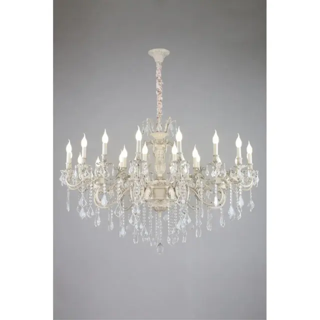 Люстра Omnilux OML-74403-27 LEONA — бежевый, ракурс 13