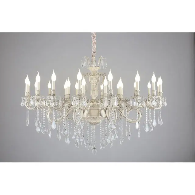 Люстра Omnilux OML-74403-27 LEONA — бежевый, ракурс 2
