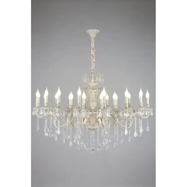 Люстра Omnilux OML-74403-27 LEONA — бежевый, ракурс 5