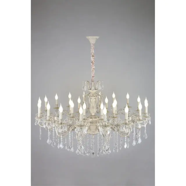 Люстра Omnilux OML-74403-27 LEONA — бежевый, ракурс 9