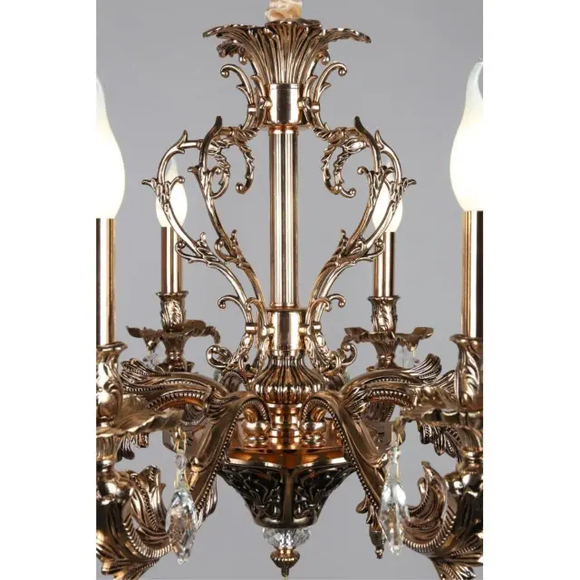 Люстра Omnilux OML-74703-08 SENIS — золотой, ракурс 7