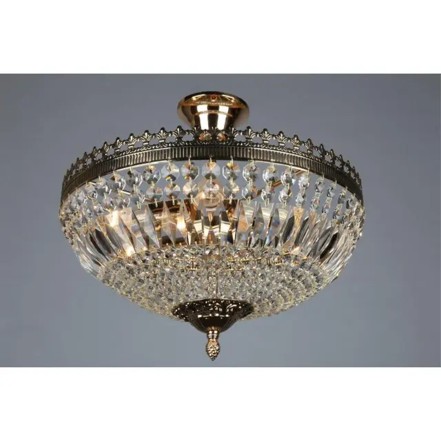 Люстра Omnilux OML-76607-04 MURFREESBORO — золотой, ракурс 2