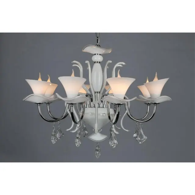 Люстра Omnilux OML-77403-08 ERKA — белый, ракурс 3