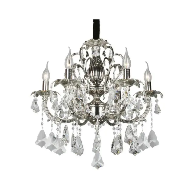 Люстра Omnilux OML-77713-06 GROSSETO — серебряный