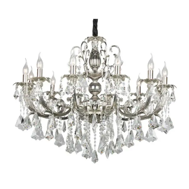 Люстра Omnilux OML-77713-12 GROSSETO — серебряный