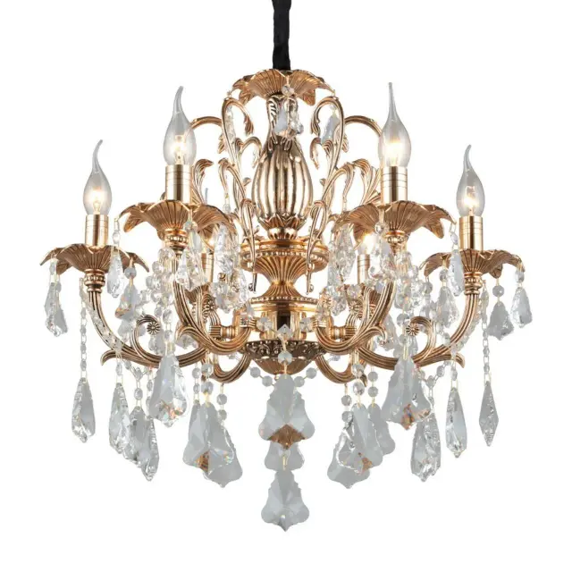 Люстра Omnilux OML-77723-06 GROSSETO — золотой