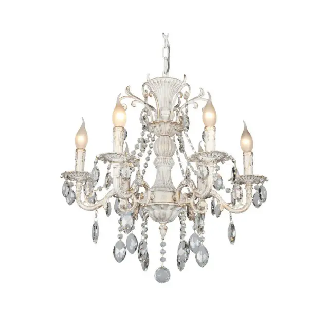 Люстра Omnilux OML-79003-06 MARTINA — белое золото