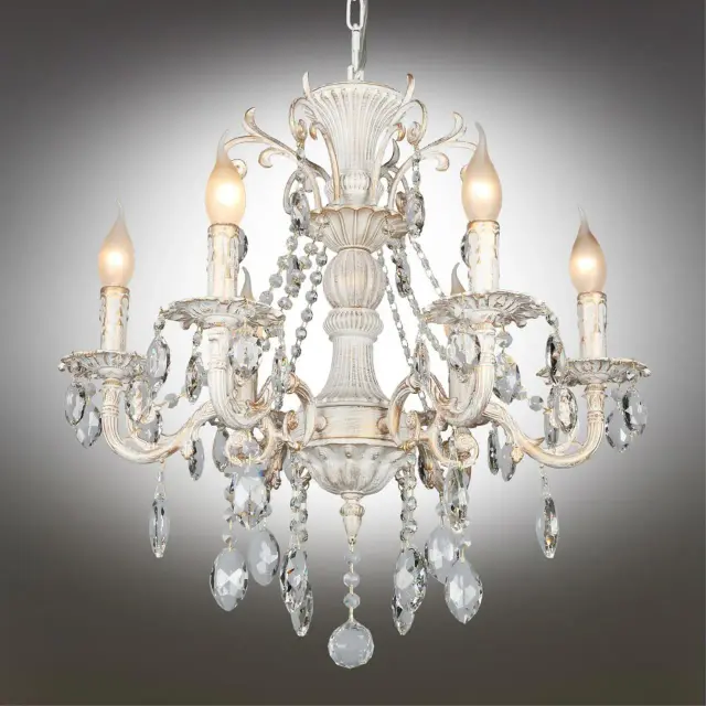Люстра Omnilux OML-79003-06 MARTINA — белое золото, ракурс 2