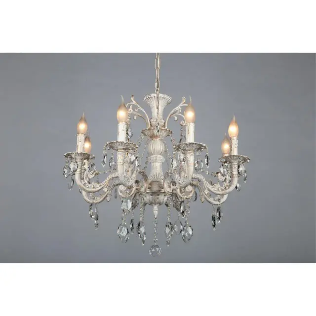 Люстра Omnilux OML-79003-08 MARTINA — белое золото, ракурс 3
