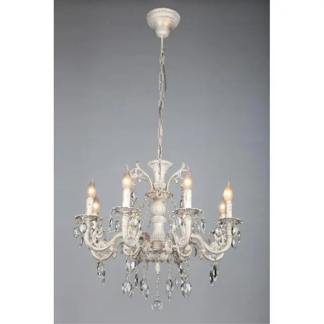 Люстра Omnilux OML-79003-08 MARTINA — белое золото, ракурс 7