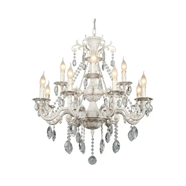 Люстра Omnilux OML-79003-12 MARTINA — белое золото