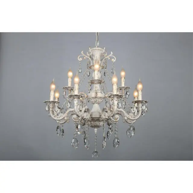 Люстра Omnilux OML-79003-12 MARTINA — белое золото, ракурс 3