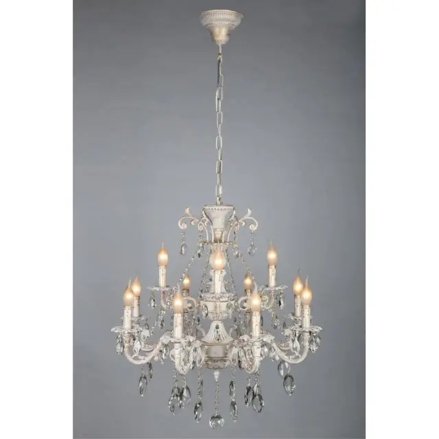 Люстра Omnilux OML-79003-12 MARTINA — белое золото, ракурс 9