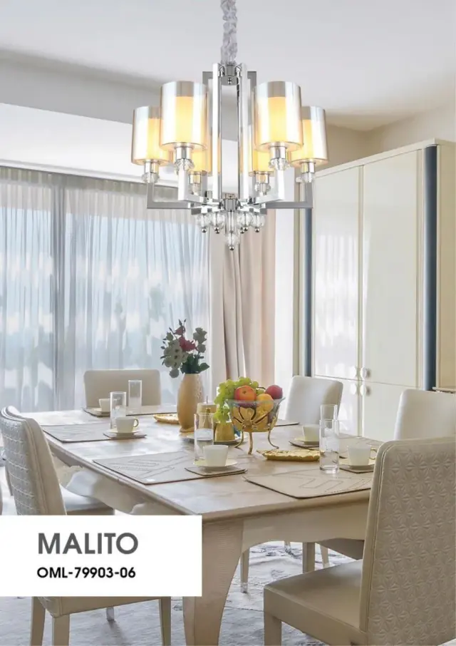 Люстра Omnilux OML-79903-06 MALITO — хром, ракурс 3
